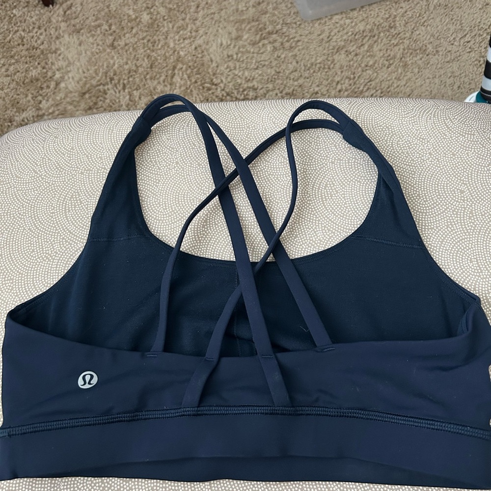 Lululemon True Navy Energy Bra - Picture 2 of 4